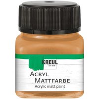 KREUL Acryl Mattfarbe, 20 ml - Ocker von Beige