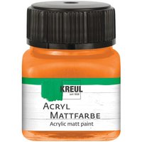 KREUL Acryl Mattfarbe, 20 ml - Orange von Orange
