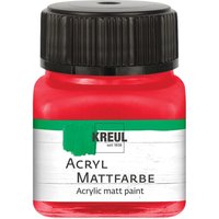 KREUL Acryl Mattfarbe, 20 ml - Rot von Rot