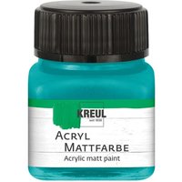 KREUL Acryl Mattfarbe, 20 ml - Türkis von Blau