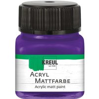 KREUL Acryl Mattfarbe, 20 ml - Violett von Violett