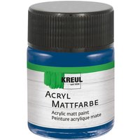 KREUL Acryl Mattfarbe, 50 ml - Dunkelblau von Blau
