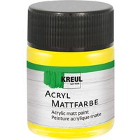 KREUL Acryl Mattfarbe, 50 ml - Gelb von Gelb