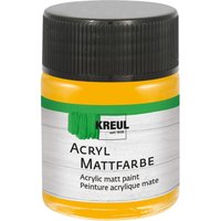 KREUL Acryl Mattfarbe, 50 ml - Goldgelb von Gelb