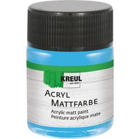 KREUL Acryl Mattfarbe, 50 ml - Himmelblau von Blau