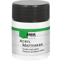 KREUL Acryl Mattfarbe, 50 ml - Pastell-Weiß von Weiß