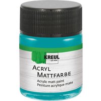 KREUL Acryl Mattfarbe, 50 ml - Türkis von Blau