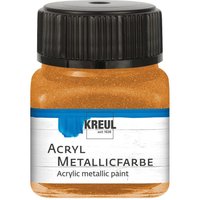 KREUL Acryl Metallicfarbe, 20 ml - Goldbronze von Gold