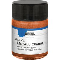 KREUL Acryl Metallicfarbe, 50 ml - Kupfer von Braun