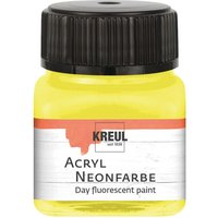 KREUL Acryl Neonfarbe, 20 ml - Neon-Gelb von Gelb