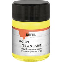 KREUL Acryl Neonfarbe, 50 ml - Neon-Gelb von Gelb