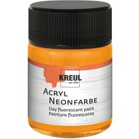 KREUL Acryl Neonfarbe, 50 ml - Neon-Orange von Orange