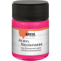 KREUL Acryl Neonfarbe, 50 ml - Neon-Pink von Pink