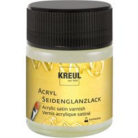 KREUL Acryl Seidenglanzlack, 50 ml von Durchsichtig