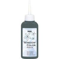 KREUL Window Color Konturenfarbe, 80 ml - Grau von Grau
