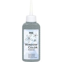 KREUL Window Color Konturenfarbe, 80 ml - Silber von Silber