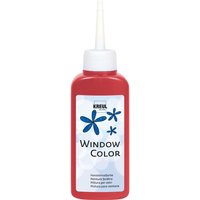 Kreul Window Color, 80 ml - Dunkelrot von Rot