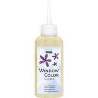 Kreul Window Color, 80 ml - Glitzer-Gold von Gelb