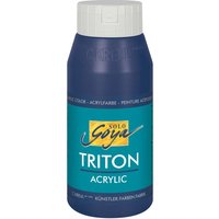 Acrylfarbe Solo Goya Triton Acrylic Basic, 750 ml - Dunkelblau von Blau