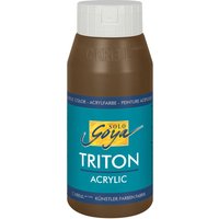 Acrylfarbe Solo Goya Triton Acrylic Basic, 750 ml - Havannabraun von Braun