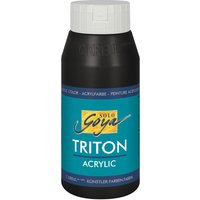 Acrylfarbe Solo Goya Triton Acrylic Basic, 750 ml - Schwarz von Schwarz