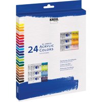 KREUL el Greco Acrylic-Set, 24 x 12 ml Tuben von Multi