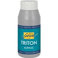 Acrylfarbe Solo Goya Triton Acrylic Basic, 750 ml - Neutralgrau von Grau