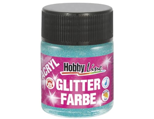 Hobby Line 76181 - Acryl - Glitterfarbe Glitter - Türkis 50 ml Hobby Line 76181 - Acryl - Glitterfarbe Glitter - Türkis 50 ml von Kreul
