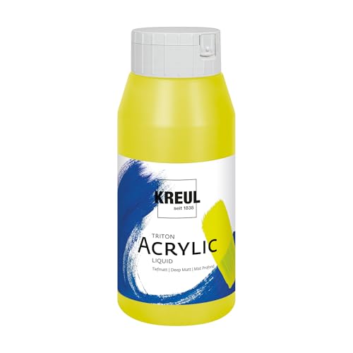 KREUL 17083 17083-Triton Acrylic Liquid Fränkisch Hopfengold 750 ml, Hochwertige Künstler-Acrylfarbe in Studienqualität mit leicht fließendem Charakter, tiefmatt auftrocknend KREUL 17083 17083-Triton Acrylic Liquid Fränkisch Hopfengold 750 ml, Hochwertige Künstler-Acrylfarbe in Studienqualität mit leicht fließendem Charakter, tiefmatt auftrocknend von Kreul