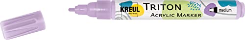KREUL 17743 - Triton Acrylic Marker medium, Flieder, Stichstärke 1 bis 3 mm, für Linien und Schriften, seidenmatt auftrocknend, hohe Farbintensität, wetterfest auf saugenden Untergründen KREUL 17743 - Triton Acrylic Marker medium, Flieder, Stichstärke 1 bis 3 mm, für Linien und Schriften, seidenmatt auftrocknend, hohe Farbintensität, wetterfest auf saugenden Untergründen von Kreul