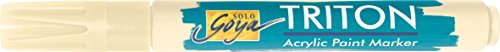 KREUL 17834 - Solo Goya Triton Acrylic Paint Marker, elfenbein, formstabile Keilspitze ca. 1 - 4 mm, Künstlerstift mit Acrylfarbe auf Wasserbasis, matt auftrocknend KREUL 17834 - Solo Goya Triton Acrylic Paint Marker, elfenbein, formstabile Keilspitze ca. 1 - 4 mm, Künstlerstift mit Acrylfarbe auf Wasserbasis, matt auftrocknend von Kreul