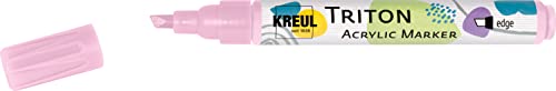 KREUL 17847 - Triton Acrylic Marker Edge, Zartrosa, Stichstärke 1 bis 4 mm, mit Edge-Spitze als Allrounder, seidenmatt auftrocknend, hohe Farbintensität, wetterfest auf saugenden Untergründen KREUL 17847 - Triton Acrylic Marker Edge, Zartrosa, Stichstärke 1 bis 4 mm, mit Edge-Spitze als Allrounder, seidenmatt auftrocknend, hohe Farbintensität, wetterfest auf saugenden Untergründen von Kreul