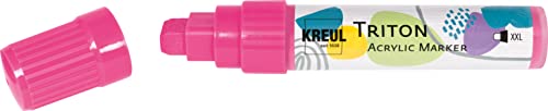 KREUL 17942 - Triton Acrylic Marker XXL, violettrot, Strichstärke circa 15 mm, auf Wasserbasis, seidenmatt auftrocknend, Acrylmalstift zur Gestaltung von Papier, Holz, Stein und vielem mehr KREUL 17942 - Triton Acrylic Marker XXL, violettrot, Strichstärke circa 15 mm, auf Wasserbasis, seidenmatt auftrocknend, Acrylmalstift zur Gestaltung von Papier, Holz, Stein und vielem mehr von Kreul