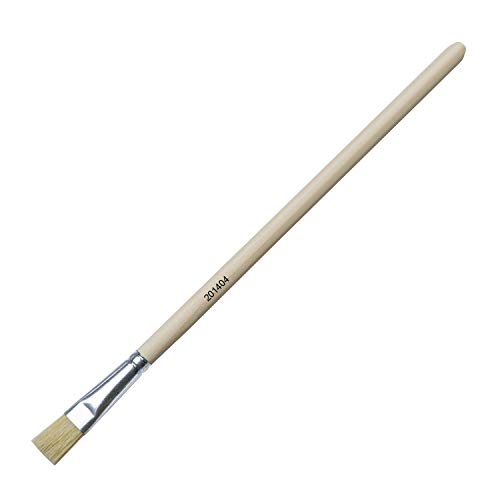KREUL 201404 - Solo Goya Künstlerpinsel Borste, Pinsel mit Besatz aus weißer Chinaborste, für Studenten und Einsteiger geeignet, naturbelassener Stiel, Flachpinsel Größe 4 KREUL 201404 - Solo Goya Künstlerpinsel Borste, Pinsel mit Besatz aus weißer Chinaborste, für Studenten und Einsteiger geeignet, naturbelassener Stiel, Flachpinsel Größe 4 von Kreul