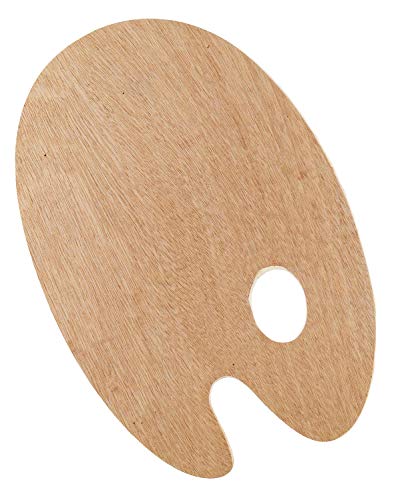 KREUL 41800 - Solo Goya Holzpalette aus Buchenholz, oval ca. 20 x 30 cm groß, 5 mm stark, dreifach verleimt, Oberfläche lackiert, universell einsetzbar für Öl- und Acrylmalerei KREUL 41800 - Solo Goya Holzpalette aus Buchenholz, oval ca. 20 x 30 cm groß, 5 mm stark, dreifach verleimt, Oberfläche lackiert, universell einsetzbar für Öl- und Acrylmalerei von Kreul