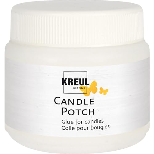 KREUL 49051 - Candle Potch, 150 ml, transparenter Serviettenkleber & Lack für Gestaltungen auf Kerzen & Wachsplatten, auf Wasserbasis, Serviettentechnik KREUL 49051 - Candle Potch, 150 ml, transparenter Serviettenkleber & Lack für Gestaltungen auf Kerzen & Wachsplatten, auf Wasserbasis, Serviettentechnik von Kreul