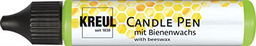 KREUL 49709 - Candle Pen, hellgrün, 29 ml, Kerzenstift mit feiner Malspitze, Farbe mit Bienenwachs zum Verzieren & Bemalen von Kerzen KREUL 49709 - Candle Pen, hellgrün, 29 ml, Kerzenstift mit feiner Malspitze, Farbe mit Bienenwachs zum Verzieren & Bemalen von Kerzen von Kreul