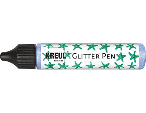 KREUL 49853 - Glitter Pen Galaxy, Glitzer Effektfarbe im handlichen 29 ml Pen, zum Verzieren, Beschriften und Dekorieren von vielfältigen Materialien, hergestellt auf Wasserbasis von Kreul