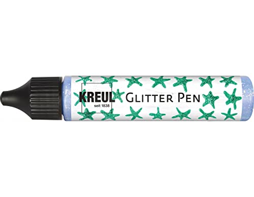 KREUL 49853 - Glitter Pen Galaxy, Glitzer Effektfarbe im handlichen 29 ml Pen, zum Verzieren, Beschriften und Dekorieren von vielfältigen Materialien, hergestellt auf Wasserbasis von Kreul