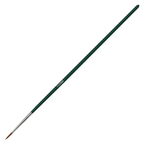 KREUL 722900 - Universalpinsel Ponyhaar Synthetics, für Stoffmalfarben, Acryl-und Plakatfarbe, Glas-und Porzellanfarbe, Formstabilität, gutes Malverhalten, rund, Größe 0 KREUL 722900 - Universalpinsel Ponyhaar Synthetics, für Stoffmalfarben, Acryl-und Plakatfarbe, Glas-und Porzellanfarbe, Formstabilität, gutes Malverhalten, rund, Größe 0 von Kreul