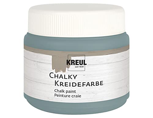 KREUL 75317 - Chalky Kreidefarbe, Sir Petrol in 150 ml Kunststoffdose, sanft - matte Farbe, cremig deckend, schnelltrocknend, für Effekte im Used Look KREUL 75317 - Chalky Kreidefarbe, Sir Petrol in 150 ml Kunststoffdose, sanft - matte Farbe, cremig deckend, schnelltrocknend, für Effekte im Used Look von Kreul
