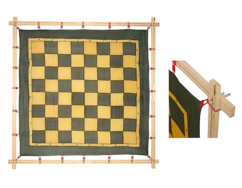 KREUL 810265 - Javana Spannrahmen, Leistenlänge ca. 106 cm, maximale Spannfläche ca. 90 x 90 cm, ausklappbar, zum flexiblen Aufspannen von Seide und Textilien KREUL 810265 - Javana Spannrahmen, Leistenlänge ca. 106 cm, maximale Spannfläche ca. 90 x 90 cm, ausklappbar, zum flexiblen Aufspannen von Seide und Textilien von Kreul
