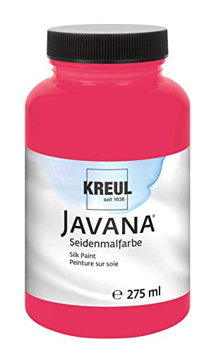 KREUL 8103-275 - Javana Seidenmalfarbe 275 ml, rot, hochpigmentierte und brillante Farbe auf Wasserbasis, mit fließend flüssigem Charakter, dringt tief in die Fasern ein KREUL 8103-275 - Javana Seidenmalfarbe 275 ml, rot, hochpigmentierte und brillante Farbe auf Wasserbasis, mit fließend flüssigem Charakter, dringt tief in die Fasern ein von Kreul