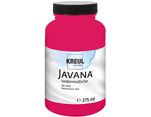 KREUL 8109-275 - Javana Seidenmalfarbe 275 ml, weinrot, hochpigmentierte und brillante Farbe auf Wasserbasis, mit fließend flüssigem Charakter, dringt tief in die Fasern ein KREUL 8109-275 - Javana Seidenmalfarbe 275 ml, weinrot, hochpigmentierte und brillante Farbe auf Wasserbasis, mit fließend flüssigem Charakter, dringt tief in die Fasern ein von Kreul