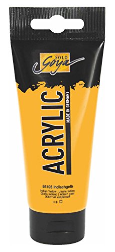 KREUL 84105 - Solo Goya Acrylic, 100 ml Tube in indischgelb, cremige vielseitig einsetzbare Acrylfarbe in Studienqualität, auf Wasserbasis, schnell und matt trocknend, gut deckend, wasserfest KREUL 84105 - Solo Goya Acrylic, 100 ml Tube in indischgelb, cremige vielseitig einsetzbare Acrylfarbe in Studienqualität, auf Wasserbasis, schnell und matt trocknend, gut deckend, wasserfest von Kreul