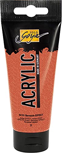 KREUL 84151 - Solo Goya Acrylic, 100 ml Tube, bernstein, cremige vielseitig einsetzbare Acrylfarbe in Studienqualität, auf Wasserbasis, schnell und matt trocknend, gut deckend, wasserfest KREUL 84151 - Solo Goya Acrylic, 100 ml Tube, bernstein, cremige vielseitig einsetzbare Acrylfarbe in Studienqualität, auf Wasserbasis, schnell und matt trocknend, gut deckend, wasserfest von Kreul
