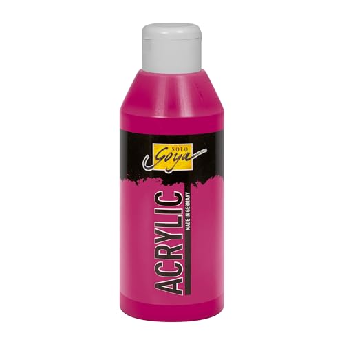 KREUL 84209 - Solo Goya Acrylic magenta, 250 ml Flasche, cremige vielseitig einsetzbare Acrylfarbe in Studienqualität, auf Wasserbasis, schnell und matt trocknend, gut deckend, wasserfest KREUL 84209 - Solo Goya Acrylic magenta, 250 ml Flasche, cremige vielseitig einsetzbare Acrylfarbe in Studienqualität, auf Wasserbasis, schnell und matt trocknend, gut deckend, wasserfest von Kreul