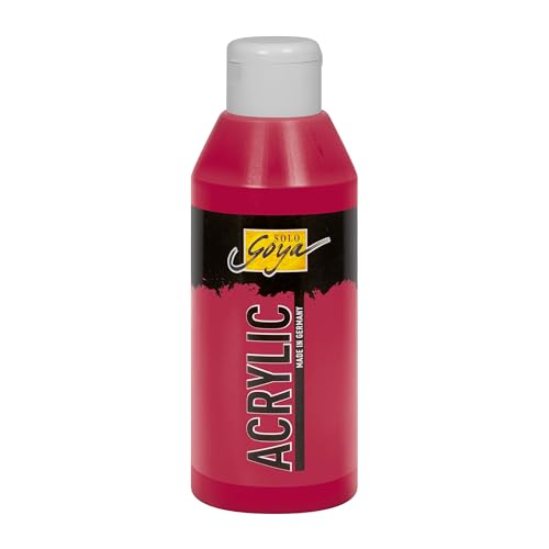 KREUL 84210 - Solo Goya Acrylic weinrot, 250 ml Flasche, cremige vielseitig einsetzbare Acrylfarbe in Studienqualität, auf Wasserbasis, schnell und matt trocknend, gut deckend, wasserfest KREUL 84210 - Solo Goya Acrylic weinrot, 250 ml Flasche, cremige vielseitig einsetzbare Acrylfarbe in Studienqualität, auf Wasserbasis, schnell und matt trocknend, gut deckend, wasserfest von Kreul