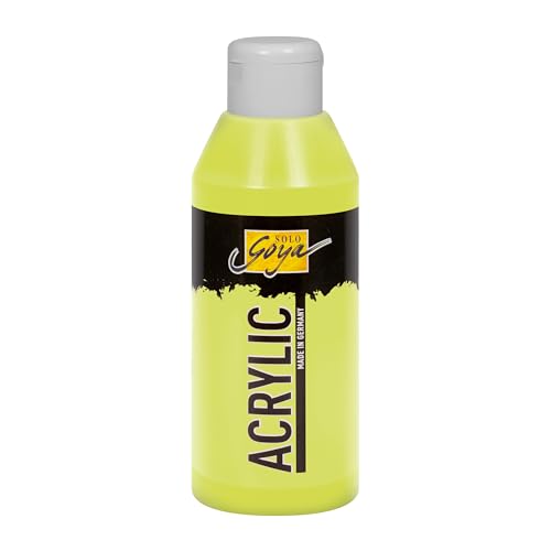 KREUL 84240 - Solo Goya Acrylic lichtgrün, 250 ml Flasche, cremige vielseitig einsetzbare Acrylfarbe in Studienqualität, auf Wasserbasis, schnell und matt trocknend, gut deckend, wasserfest KREUL 84240 - Solo Goya Acrylic lichtgrün, 250 ml Flasche, cremige vielseitig einsetzbare Acrylfarbe in Studienqualität, auf Wasserbasis, schnell und matt trocknend, gut deckend, wasserfest von Kreul