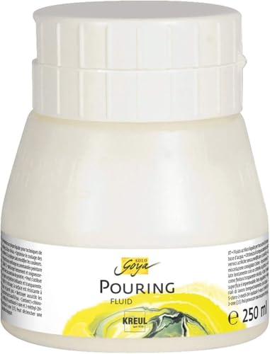 KREUL 87205 - Solo Goya Pouring Fluid, 250 ml Dose, flüssiges Acrylmedium für Gieß- und Fließtechniken, auf Wasserbasis, optimiert das Fließverhalten von Acrylfarben KREUL 87205 - Solo Goya Pouring Fluid, 250 ml Dose, flüssiges Acrylmedium für Gieß- und Fließtechniken, auf Wasserbasis, optimiert das Fließverhalten von Acrylfarben von Kreul